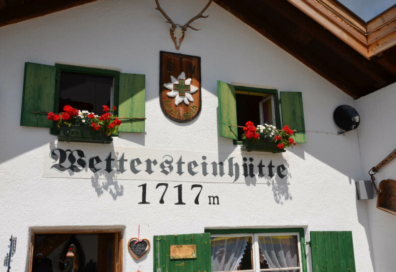 Ansicht der Wettersteinhütte