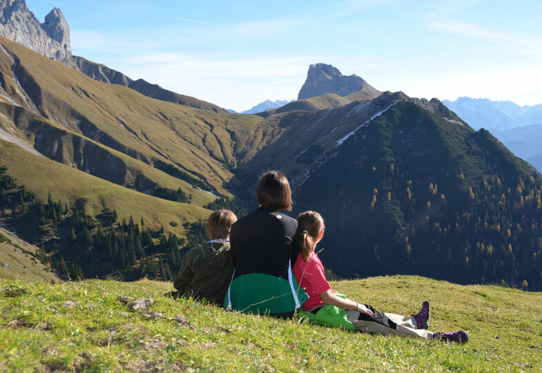 Die Weite des Wetterstein Gebirges