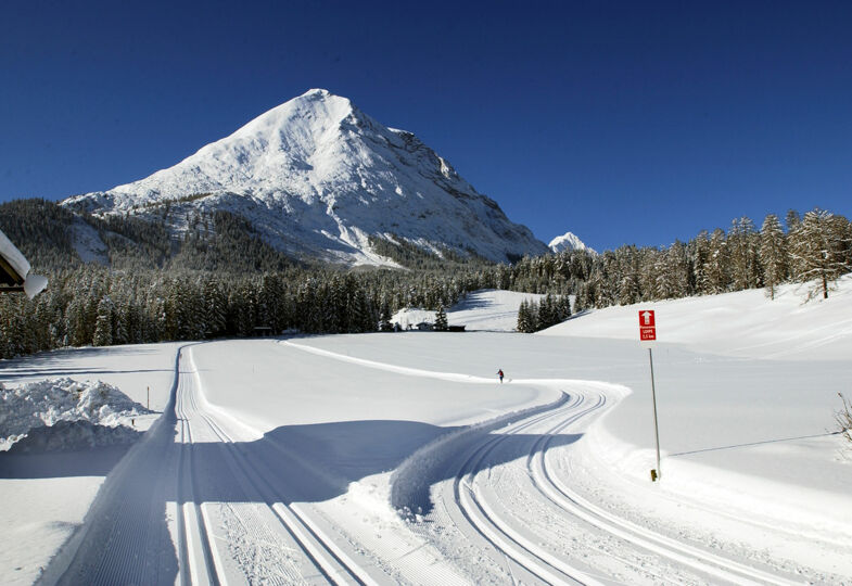 Leutasch in Tirol ist für Langlaufen bekannt